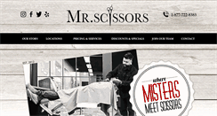 Desktop Screenshot of mr-scissors.com